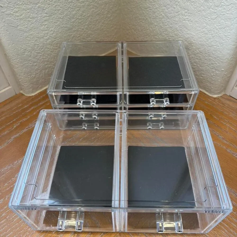 Clear Acrylic Stackable Drawer Organizer